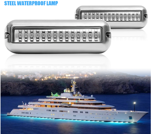 Yacht sous-marin LED lumière de navigation 4 "5 pouces bleu blanc pour camion RV ATV Stern ancre lumière Marine bateau <span class=keywords><strong>voile</strong></span> Signal lumineux - Product Image 4