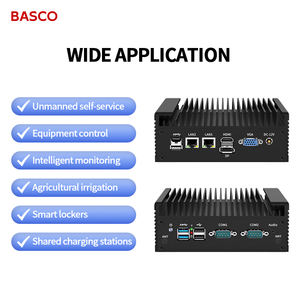 物联网边缘计算工业迷你电脑第12代N100/N150 2个以太网端口2个COM端口DDR5 HD/DP/Type-C X86嵌入式无风扇迷你电脑 - Product Image 1