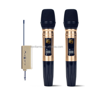Bombox 1-in-2 kim loại di động cầm tay loa ngoài trời khuếch đại micro không dây với cho <span class=keywords><strong>Bluetooth</strong></span> & UHF kết nối - Product Image 2