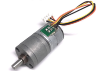 Moteur pas à pas à engrenages à couple élevé 12V DC avec boîte de vitesses de 20mm 50 tr/min vitesse 2 phases 18 degrés SM20 Commutation brosse Rotation bas régime