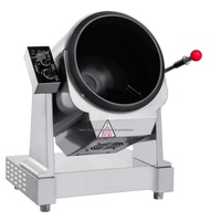 Machine de cuisson multifonctionnelle électrique entièrement automatique de type tambour, intelligente, en acier inoxydable, pour cuisine centralisée, équipement de cuisson à wok