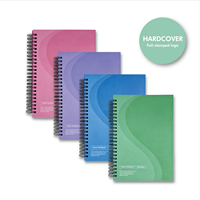 Cahier scolaire personnalisable à spirale avec motif et logo personnalisés