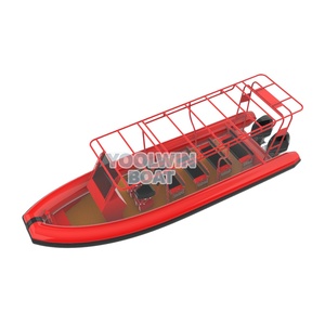 Yoowin 8.6m Barca RIB <span class=keywords><strong>in</strong></span> Alluminio Personalizzata ad Alta Velocità per 16 Persone, Taxi Acquatico Certificato CE per Crociere Fluviali e Trasporto su Canali - Product Image 4
