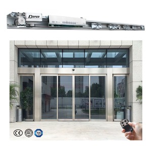 Classico automatico slim porta operatori Frameless sensore automatico porta scorrevole con Display a Led Controller di programma 100kgs - Product Image 1