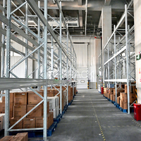 Système de rayonnage industriel robuste en acier galvanisé antirouille, rayonnage à palettes durable pour unités d'empilage en entrepôt