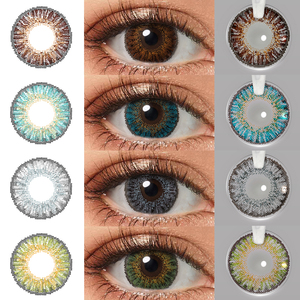 Lentes de Contacto de Color Más Vendidas, Lentes de Contacto Cosméticas de 3 Tonos para Ojos Grandes, Lentes de Contacto de Color al por Mayor para Ojos Oscuros - Product Image 3