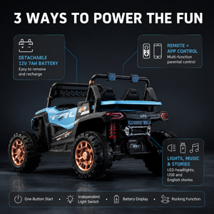 Nuovo ATV Elettrico 12V7AH ad Alta Velocità, Quad Giocattolo a 4 Ruote per Bambini e Ragazzi con Luci e Telecomando, Offerta all'Ingrosso - Product Image 4
