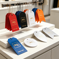 Étiquettes de prix personnalisées avec cordon pour les ventes de liquidation en magasins d'articles ménagers, boutiques de décoration et de vente au détail