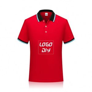 Camisas Polo Azul Marino para Hombre, Camiseta de Algodón, Camisas Polo Personalizadas de Golf para Hombre 100% Algodón con Logotipo Bordado - Product Image 4