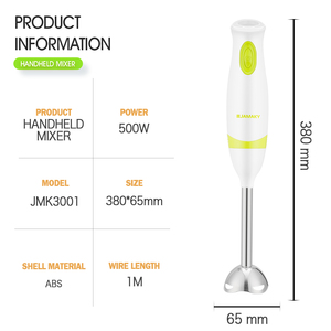 Licuadora de Mano Eléctrica JAMAKY de <span class=keywords><strong>500W</strong></span>, Licuadora de Frutas Portátil de Acero Inoxidable, Uso Doméstico y Hotelero, Desmontable - Product Image 5