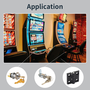 Trò chơi giải trí phụ kiện máy Arcade Máy điều chỉnh điểm khóa chuyển đổi khóa đồng xu hoạt động khóa cửa - Product Image 2