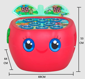 Coin Operated Kids Apple Whack a Mole Hitting <strong>Game</strong> <strong>Machine</strong> Arcade <strong>Frog</strong> <strong>Hammer</strong> Kids <strong>Game</strong> <strong>Machine</strong> - Product Image 6