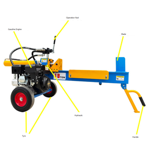 Fendeuse de bûches électrique hydraulique avec moteur et technologie IoT, livraison incluse - Product Image 4