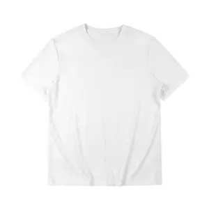 定制标志加尺寸黑白设计3D数码印花男士100% 棉短袖t恤