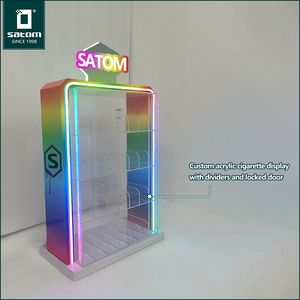 Cao cấp <span class=keywords><strong>acrylic</strong></span> Nicotine Pouch snus tủ trưng bày với rực rỡ đầy màu sắc RGB chiếu sáng nhà máy bán hàng trực tiếp - Product Image 2