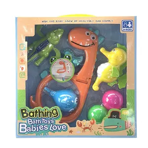 плавающий шар для малышей Suppliers-Новинка, баскетбольная Акула, динозавр, рыболовная сеть, мячи, игрушки для купания с животными, набор для детей