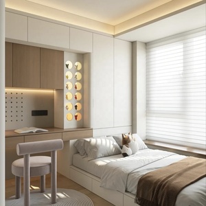 Muebles para Dormitorio Infantil, Cama Tatami con Gran Espacio de Almacenamiento, Cama de Plataforma de Madera Estilo Japonés, Tamaño King/Queen, Duradera, Directo de Fábrica - Product Image 3