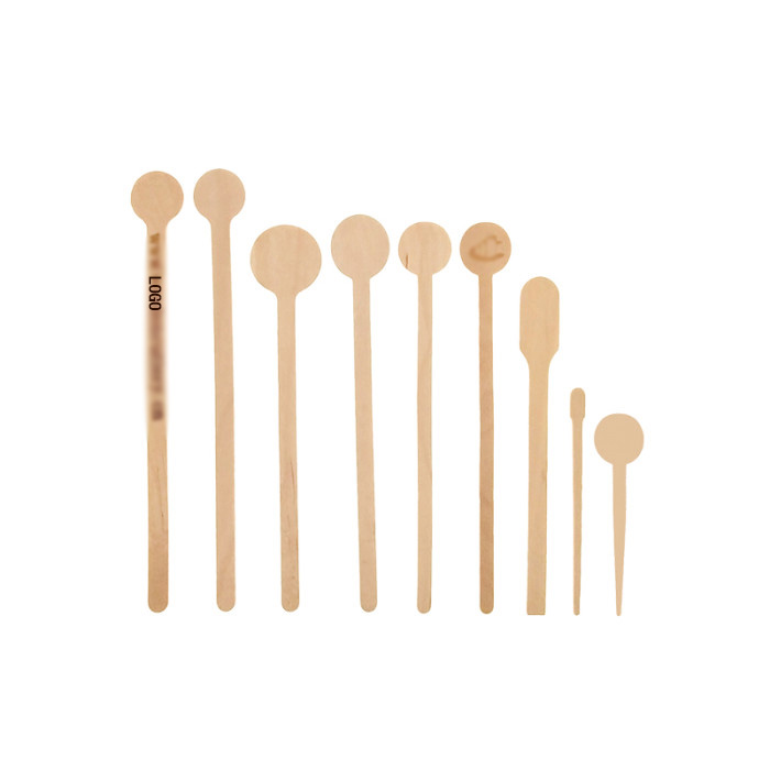 Индивидуальный размер, высокое качество, 100% натуральная древесина, мешалка для кофе, одноразовая древесина