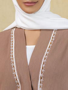 Clothing for Women Hot Selling Embroidery Polyester <b>Abaya</b> Hijab Muslim Dress Kimono Eid <b>Wedding</b> Long Sleeve Regular Arabic Dubai - Product Image 2