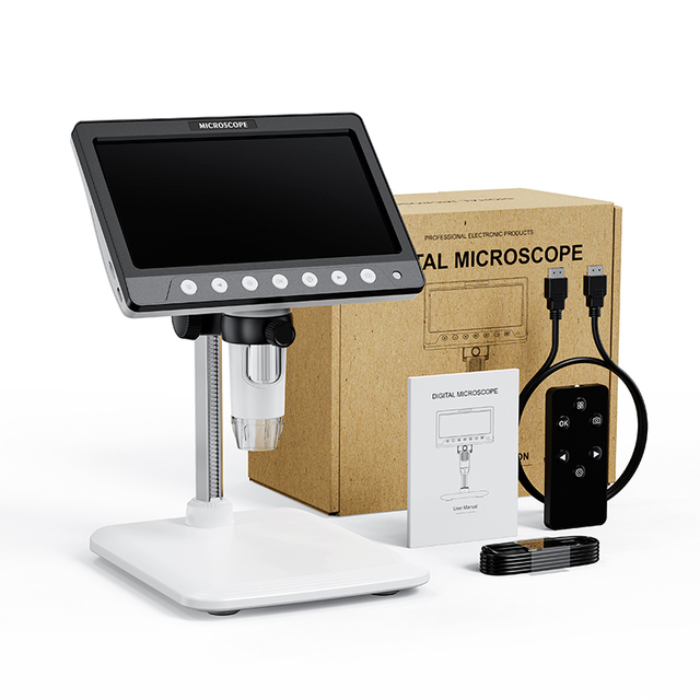 Inskam330H Digital Industrial Video Camera TV Microscope with 7inch Monitor