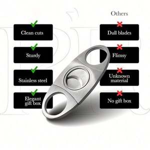 เครื่องตัดซิการ์สแตนเลสพร้อมโลโก้ - Product Image 4