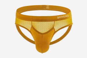 Vente chaude Athletic Supporter Érotique Respirant Jockstrap Mémoires Mâle Sexy 3D Motif Chaîne <span class=keywords><strong>Jetable</strong></span> Nylon <span class=keywords><strong>String</strong></span> pour Hommes Gay - Product Image 4