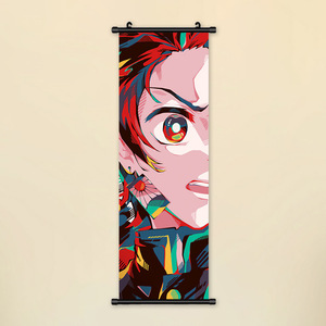 Póster de Tela Colgante de 70*25cm con 3000 Diseños de Anime Japonés, Personaje Tanjiro de <span class=keywords><strong>Demon</strong></span> <span class=keywords><strong>Slayer</strong></span>, Póster Decorativo para Pared - Product Image 6