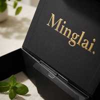 Scatola Rigida Magnetica a Forma di Libro con Lamina Dorata Lucida, Rivestimento in Spugna, Logo Personalizzato, Confezione Regalo in Cartone Artistico