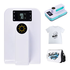 ماكينة ضغط حراري صغيرة للبيع بالجملة من المصنع للقمصان ، طباعة بطاقات الفينيل HTV ، ضغط حراري اقتصادي رخيص محمول - Product Image 1