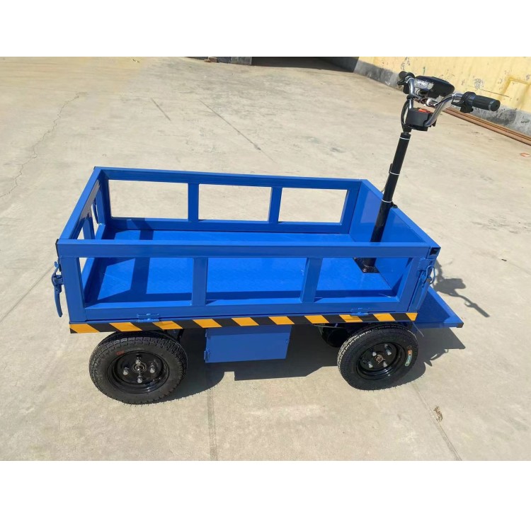 Professional High Efficiency Flat Electric Transfer Cart Motor Electric Flat Cart