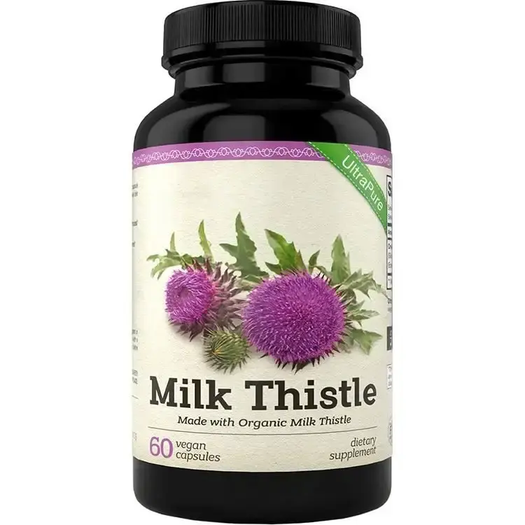 Liver protection anti-cholesterol Nourishing The Stomach & The Liver And Anti-Radiation Detox And Cleanse Organic Milk Thistle