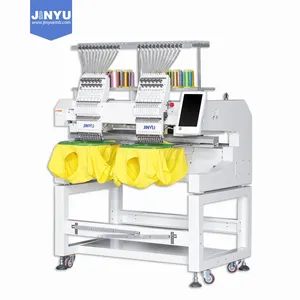 JCM-1202 מכונת רקמה תפירה הטובה ביותר מכונת רקמה ממוחשבת מחיר jinyu מכונת חלפים