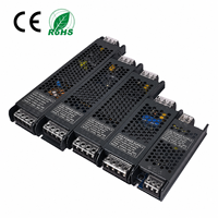 Penjualan terlaris DC12V 24V transformator LED beralih 60W/100W/200W/300W/400W suplai daya LED Driver untuk lampu Strip