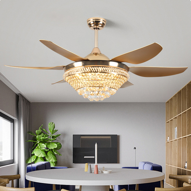 DC Motor Remote Control Best Fans 42inch 52inch Light Fan Ceiling with Remote Control Smart ABS Ceiling Fan Light