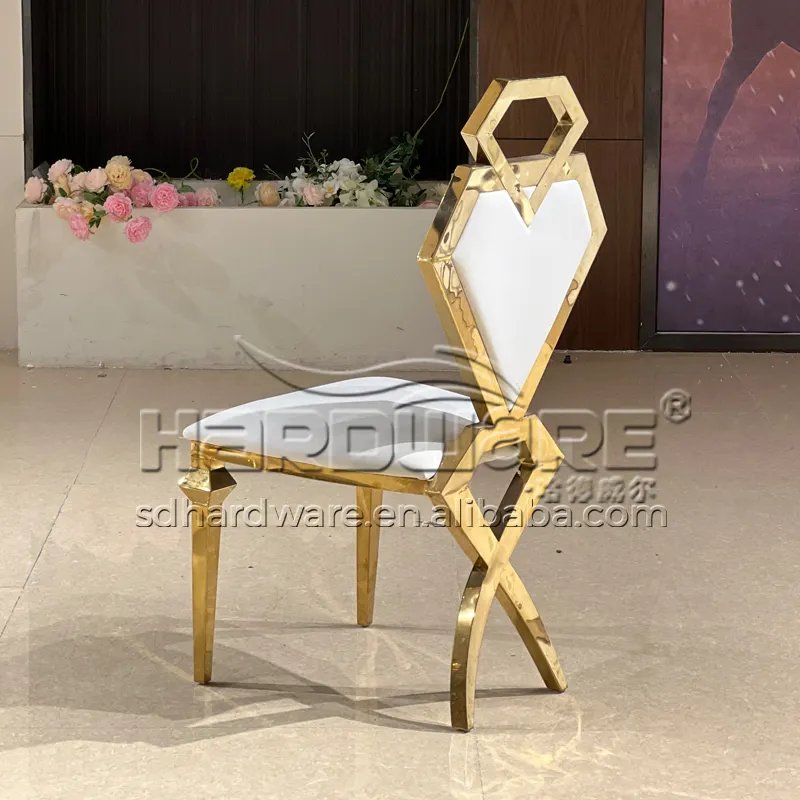 New Selling Hotel Furniture Stainless Steel Chairs Event Wedding Banquet