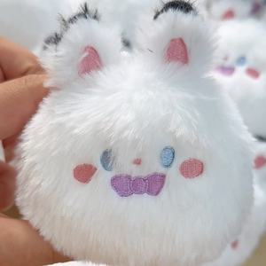 Phim Hoạt Hình Mềm Loạt Động Vật Nhồi Bông Sang Trọng <span class=keywords><strong>Keychain</strong></span> Quà Tặng Cho Cô Gái Thỏ Con Chó Chick Chim Ba Lô Mặt Dây Chuyền Đồ Trang Trí - Product Image 3