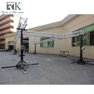 Soporte para Altavoces Line Array RK de Alta Capacidad de Carga (250 kg), Torre de Elevación Ajustable de Aleación de Aluminio, Ajuste de Altura de 1.8m a 7m, Color Negro - Product Image 4