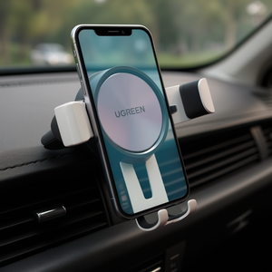 Support de téléphone portable rotatif à 360° Ugreen pour appareils de 4 à 7 pouces, support de voiture en plastique avec angle réglable et prise en main sécurisée, universel - Product Image 2