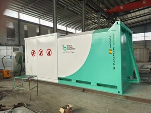 Réservoir d'essence mobile de stockage de carburant diesel autonome de 20 pieds et 40 pieds avec distributeur - Product Image 3