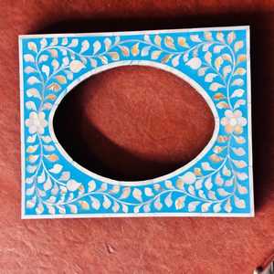 Premium Artisan Bone Inlay Photo Frames Decorative <b>Mosaic</b> Style Picture Frames for Home Interior Living Room Natural Crafts - Product Image 4
