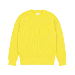 Pull en tricot personnalisé OEM pour homme, cardigan en spandex/coton, col rond, manches longues, respirant, anti-rides, épais, chaud pour l'hiver, personnalisable - Product Image 2