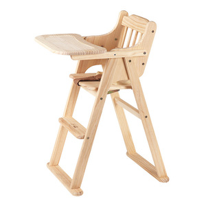 Wholesales 2024 Portable Multi-function Unique Wooden Baby High ChairFeeding for Children With <strong>Toy</strong> for Baby Feeding - Product Image 2