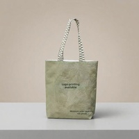 Sac à bandoulière vintage rétro en papier DuPont, grande capacité, léger, pour le travail quotidien, les voyages, les courses, usage décontracté
