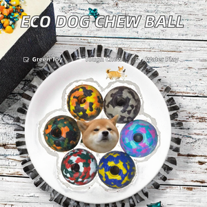 ราคาโรงงาน สินค้ามาใหม่ ลูกบอล EVA สำหรับสุนัขสุดหรู เป็นมิตรกับสิ่งแวดล้อม ทนทานต่อการกัด ของเล่นเคี้ยวสำหรับสัตว์เลี้ยงสำหรับใช้กลางแจ้งทุกวัน ของเล่นลอยน้ำ - Product Image 2