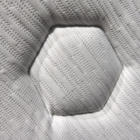 Tissu jacquard noir moderne à rayures en polyester, matière douce et respirante pour literie, tissu tricoté pour matelas.