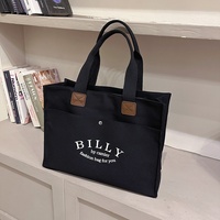 Sac fourre-tout en toile réutilisable de luxe, grand format, écologique, avec logo personnalisé imprimé, fermeture éclair longue et poche pliable