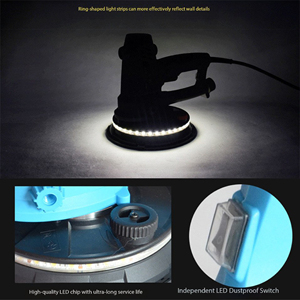 <span class=keywords><strong>Ponceuse</strong></span> à plâtre électrique portative Burley 750W DIY <span class=keywords><strong>Girafe</strong></span> 180mm avec aspiration - Product Image 4