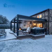 Kit de quincaillerie pour pergola en aluminium Sweet Home, auvent rétractable motorisé à LED pour extérieur, gazebo imperméable