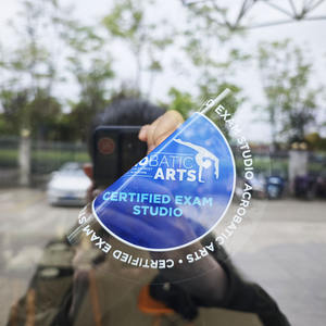 Pegatinas de Vinilo Transparente Personalizadas, Duraderas, Resistentes a los Rayos UV, Removibles, con Impresión Inversa, <span class=keywords><strong>para</strong></span> <span class=keywords><strong>Ventanas</strong></span> y <span class=keywords><strong>Vidrios</strong></span> - Product Image 5