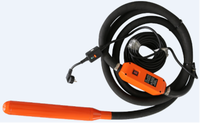 Vibromasseur haute fréquence AC 230V de vente chaude avec inverseur électronique et moteur intérieur dans la tête de poker Vibromasseur à béton interne